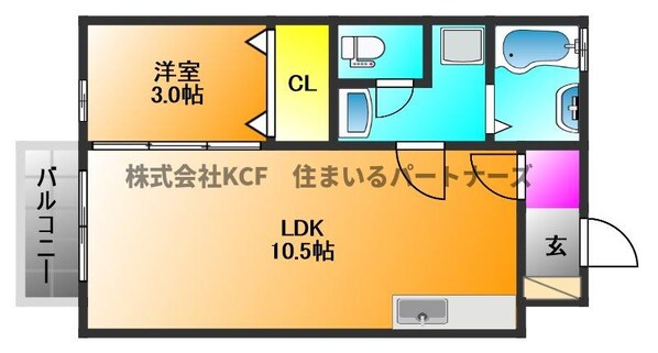 セジュールモナリエの物件間取画像